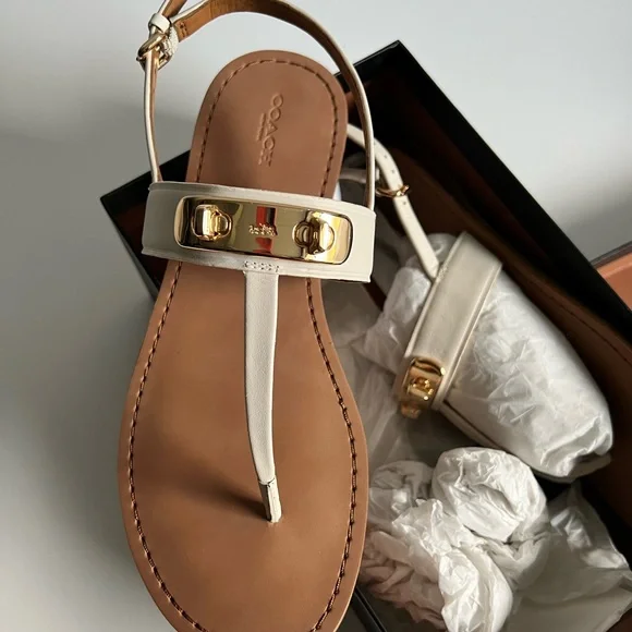 Coach Shoes Coach Gracie Semimatte Calf Sandals Poshmark